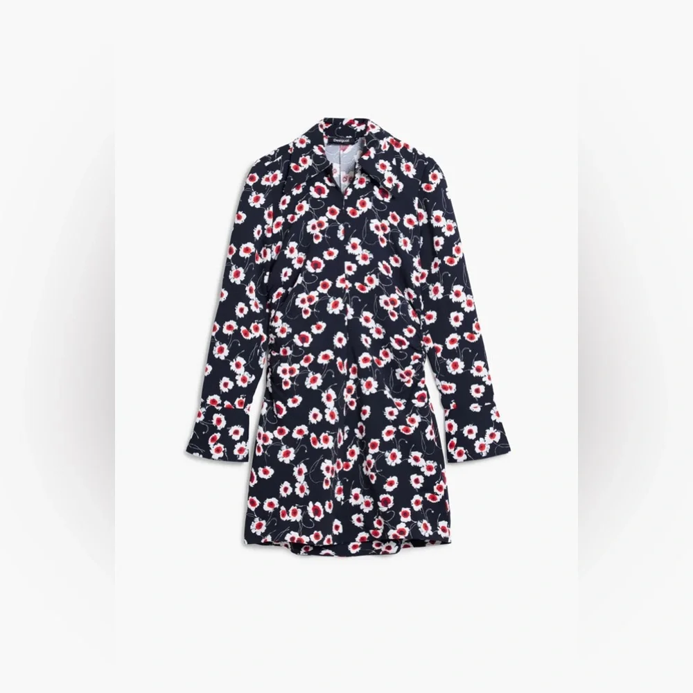 Desigual Short Floral Shirt Dress